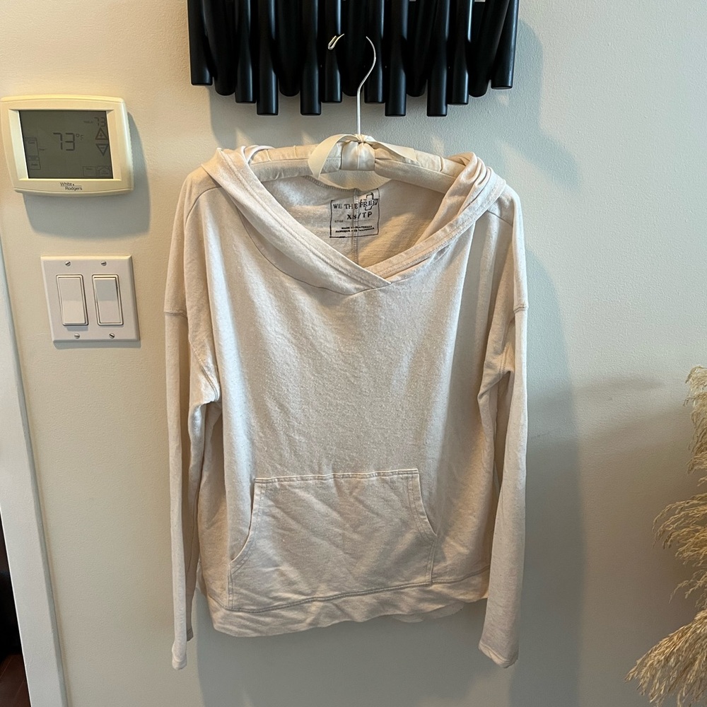 Free People We the Free Slouchy Lightweight Hoodie